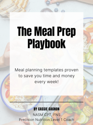 The Meal Prep Playbook