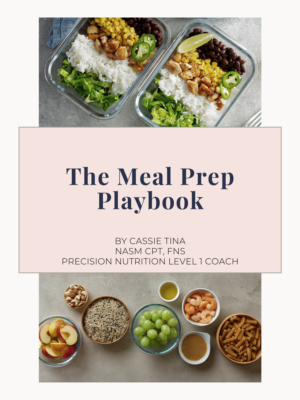 Meal Prep Playbook cover page