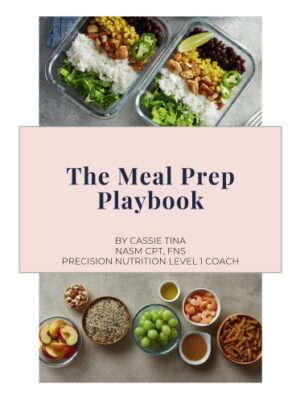 The Meal Prep Playbook (Print Edition)
